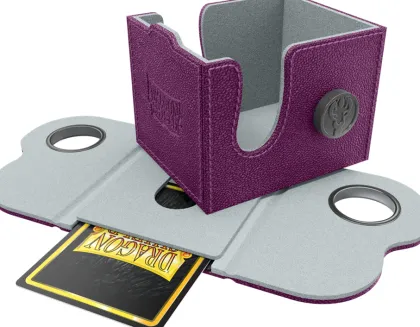 Dragon Shield - Dragon Lock Deckbox 100+: Purple & Frost
