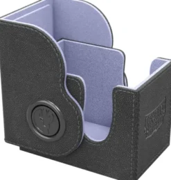 Dragon Shield - Dragon Lock Deckbox 80+: Black & Lilac