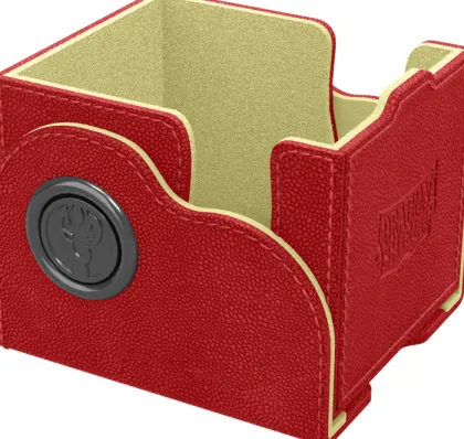Dragon Shield - Dragon Lock Deckbox 100+: Red & Lemon