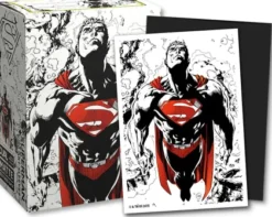 Dragon Shield Dual Matte Art Sleeves: Superman - Core Red/White (100 stuks)