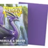 Dragon Shield Dual Matte Sleeves: Nebula & Silver (100 stuks)