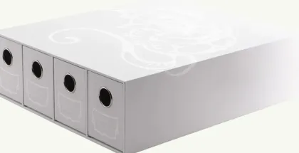 Dragon Shield - Fortress Card Drawers: White (4 drawers)