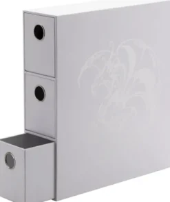 Dragon Shield - Fortress Card Drawers: White (3 drawer)