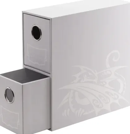 Dragon Shield - Fortress Card Drawers 2: White (2 drawer)