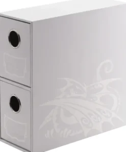 Dragon Shield - Fortress Card Drawers 2: White (2 drawer)