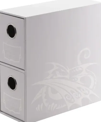 Dragon Shield - Fortress Card Drawers 2: White (2 drawer)