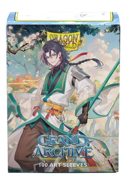 Dragon Shield - Grand Archive Art Sleeves Matte: Jin, Fate Defiant (100 stuks)