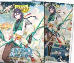 Dragon Shield - Grand Archive Art Sleeves Matte: Jin, Fate Defiant (100 stuks)