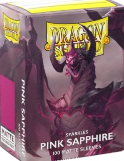 Dragon Shield Matte Sparkles Sleeves: Pink Sapphire (100 stuks)