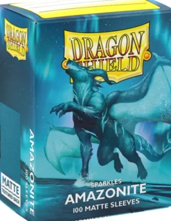 Dragon Shield Matte Sparkles Sleeves: Amazonite (100 stuks)