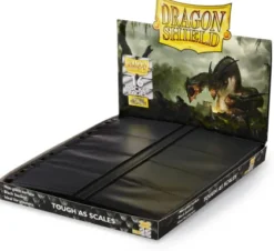 Dragon Shield 16 Pocket Pages Center Loading Black Non-Glare (50 stuks)