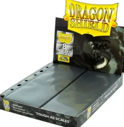 Dragon Shield 8 Pocket Pages Side Loading Black Non-Glare (50 stuks)