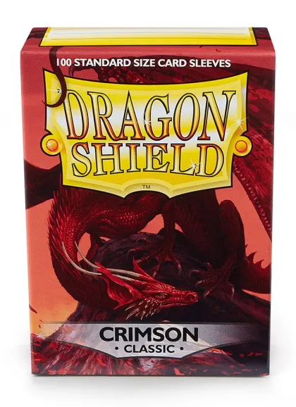 Dragon Shield Sleeves Classic Crimson (100 stuks)