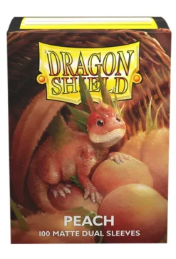 Dragon Shield Sleeves Dual Matte - Peach (100 stuks)