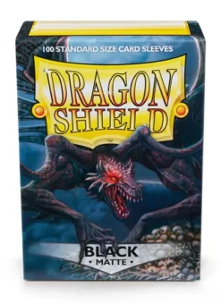 Dragon Shield Sleeves Matte Black (100 stuks)
