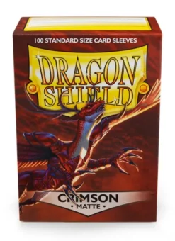 Dragon Shield Sleeves Matte Crimson (100 stuks)
