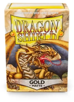 Dragon Shield Sleeves Matte Gold (100 stuks)