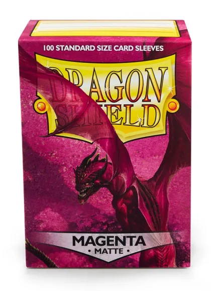 Dragon Shield Sleeves Matte Magenta (100 stuks)