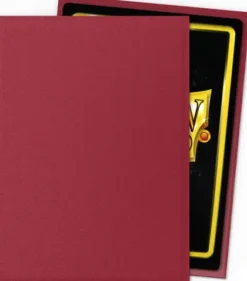 Dragon Shield - Sleeves Matte Non-Glare: Blood Red (100 stuks)