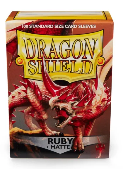 Dragon Shield Sleeves Matte Ruby (100 stuks)