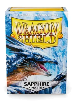 Dragon Shield Sleeves Matte Sapphire (100 stuks)