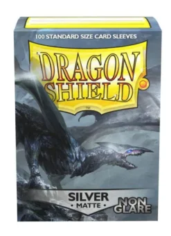 Dragon Shield Sleeves Matte Silver Non-Glare (100 stuks)