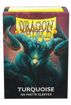 Dragon Shield Sleeves Matte Turquoise (100 stuks)