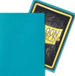 Dragon Shield Sleeves Matte Turquoise (100 stuks)