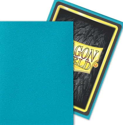 Dragon Shield Sleeves Matte Turquoise (100 stuks)
