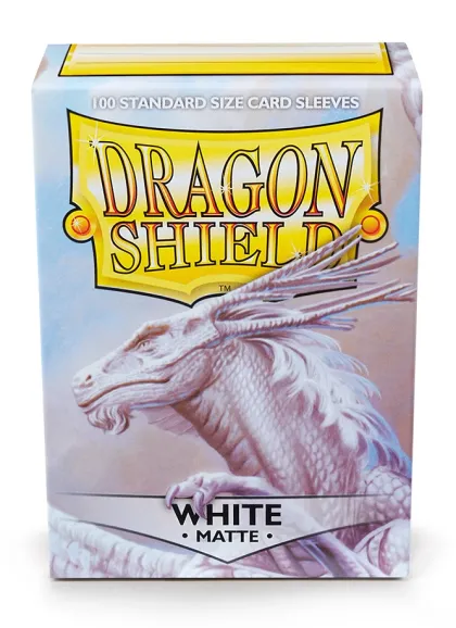 Dragon Shield Sleeves Matte White (100 stuks)