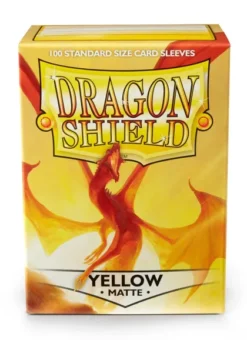 Dragon Shield Sleeves Matte Yellow (100 stuks)