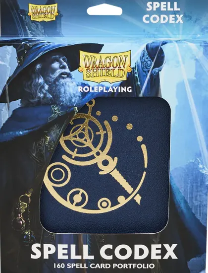 Dragon Shield Spell Codex Portfolio - Midnight Blue