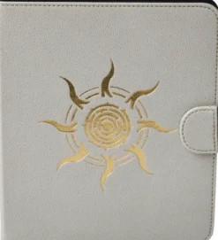 Dragon Shield Spell Codex Portfolio - Ashen White