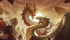 Dragon Shield - Stitched Playmat: Wood Snake 2025