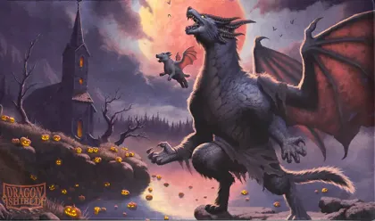Dragon Shield - Stitched Playmat: Halloween 2023