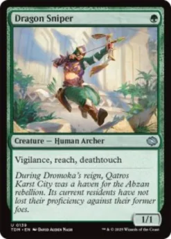 Dragon Sniper (foil) - Tarkir: Dragonstorm