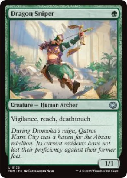 Dragon Sniper (foil) - Tarkir: Dragonstorm