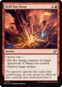 Drill Too Deep (foil) - Edge of Eternities