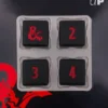 Dungeons and Dragons: Heavy Metal Dice Set D6 (4 stuks)