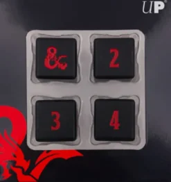 Dungeons and Dragons: Heavy Metal Dice Set D6 (4 stuks)
