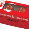 Dungeons and Dragons: Heavy Metal Dice Set D20 - Red and White (2 stuks)