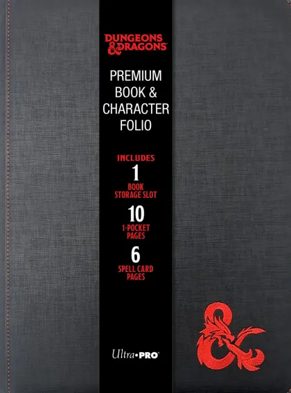 Dungeons and Dragons Premium Zippered Book & Character Folio