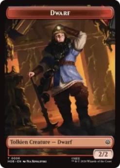 Dwarf token (2/2) - The Hobbit