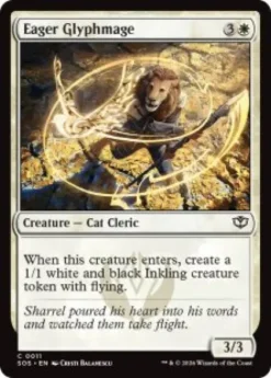 Eager Glyphmage (foil) - Secrets of Strixhaven