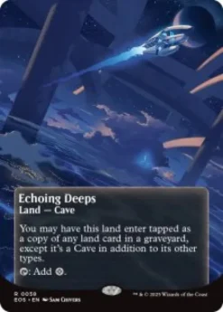 Echoing Deeps (#58) (foil) (borderless) - Edge of Eternities Stellar Sights