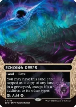 Echoing Deeps (#103) (galaxy foil) (borderless) - Edge of Eternities Stellar Sights