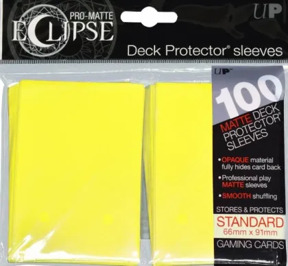 Eclipse Deck Protectors Lemon Yellow (100 stuks)