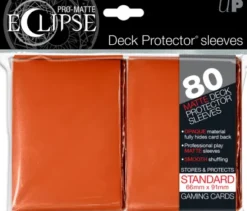 Eclipse Deck Protectors Orange (80 stuks)