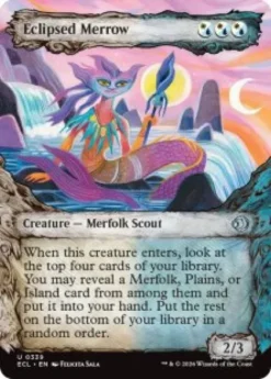 Eclipsed Merrow (foil) (showcase) - Lorwyn Eclipsed Varianten