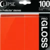 Eclipse Gloss Deck Protectors Pumpkin Orange (100 stuks)